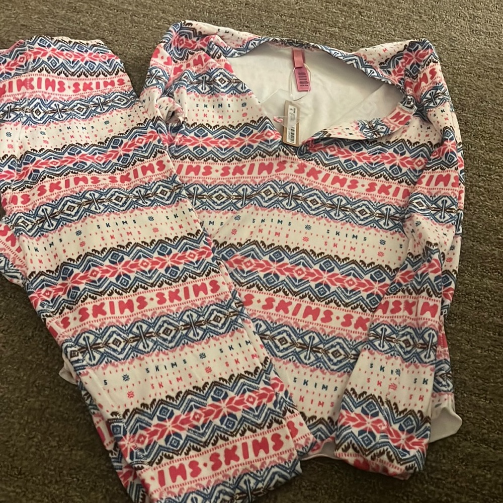 SKIMS Multicolor Patterned Leggings